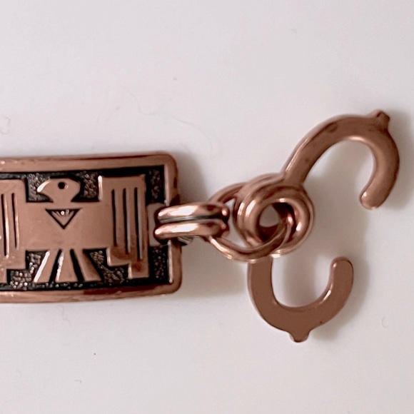 ⌛️Vintage Aboriginal Eagle/Bird/Thunderbird Design Copper Bracelet. - Picture 5 of 6